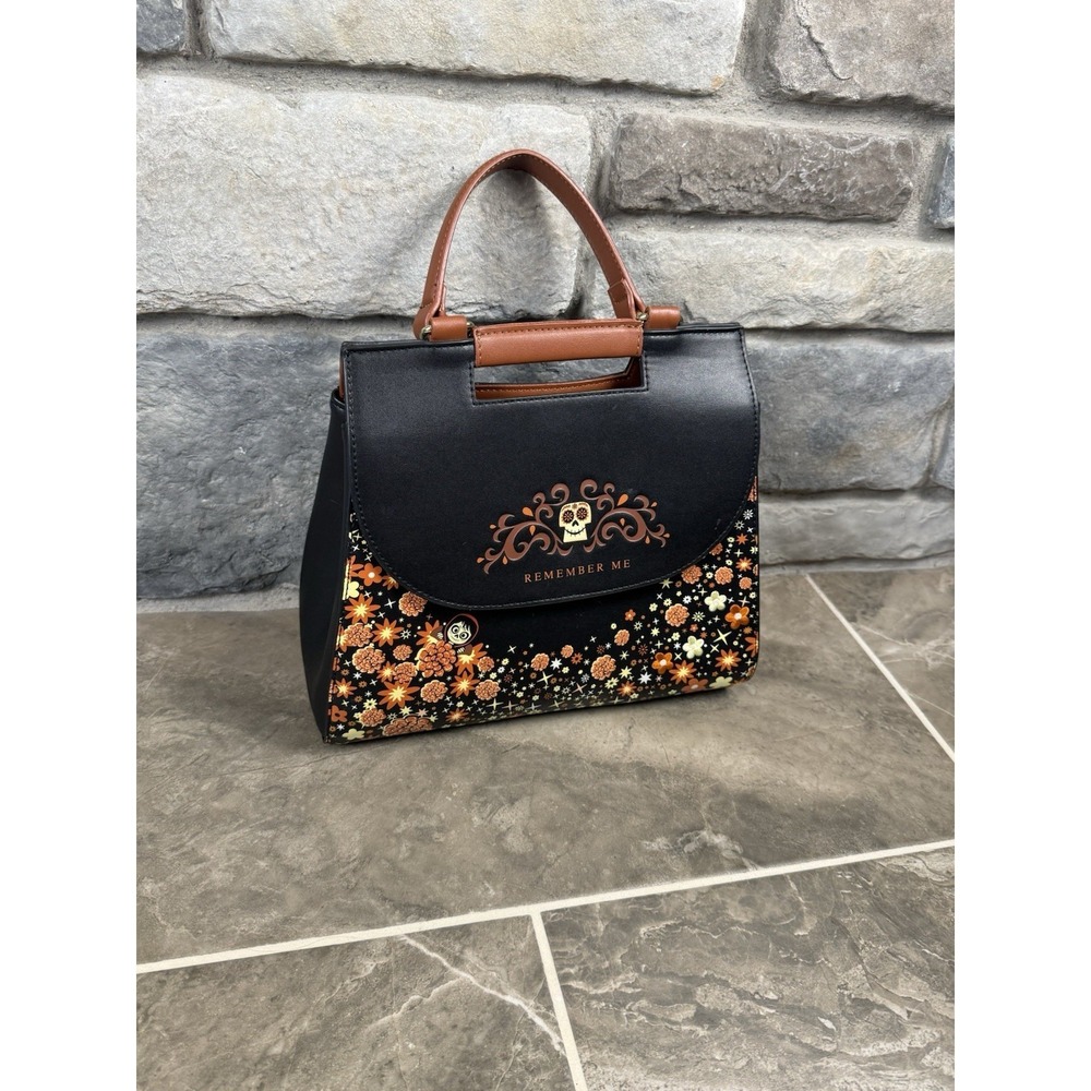 Loungefly Disney Pixar Coco Marigold Allover Print Handbag - BoxLunch Exclusive